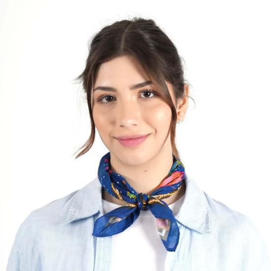  비스마야 머플러/스카프 생트로페 반다나 네이비 - VISMAYA