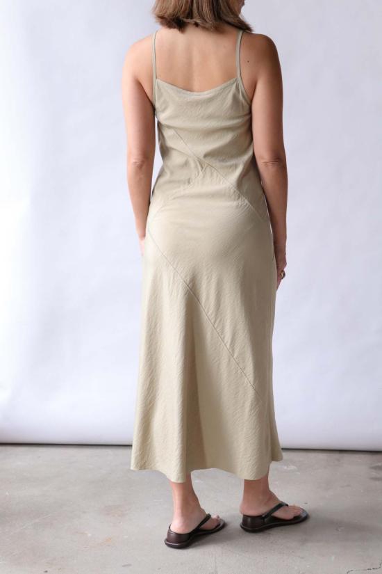  로렌 마누지안 롱 원피스 로렌 마누기안 바이어스 슬립 드레스 - LAUREN MANOOGIAN