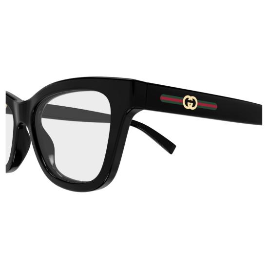 25FW 구찌 안경 Gg1983o 두꺼운 검정색 캣아이 안경 - GUCCI