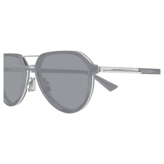 25FW 보테가베네타 선글라스 Bv1373s 반투명 회색 아세테이트 - BOTTEGA VENETA