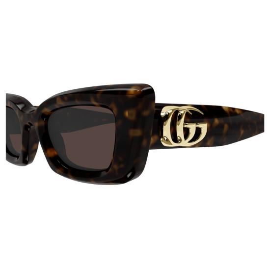 25FW 구찌 선글라스 Gg1827s 볼드한 직사각형 호피무늬 - GUCCI