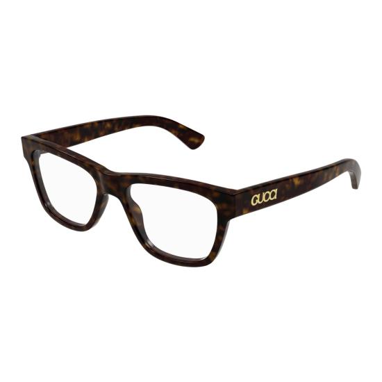 25FW 구찌 안경 Gg1795o 직사각형 호피무늬 안경 - GUCCI