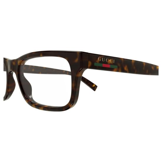 25FW 구찌 안경 Gg1858o 직사각형 호피무늬 안경 - GUCCI