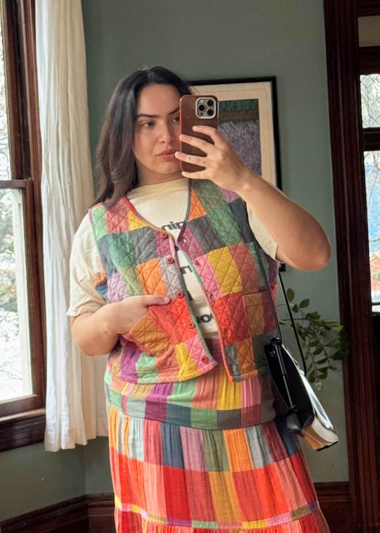  에이스 앤 지그 베스트 에이스앤지그 퀼팅  멀티컬러 - ACE & JIG