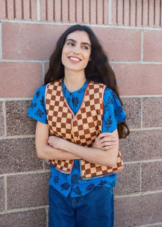  에이스 앤 지그 베스트 에이스앤지그 퀼팅  멀티컬러 - ACE & JIG