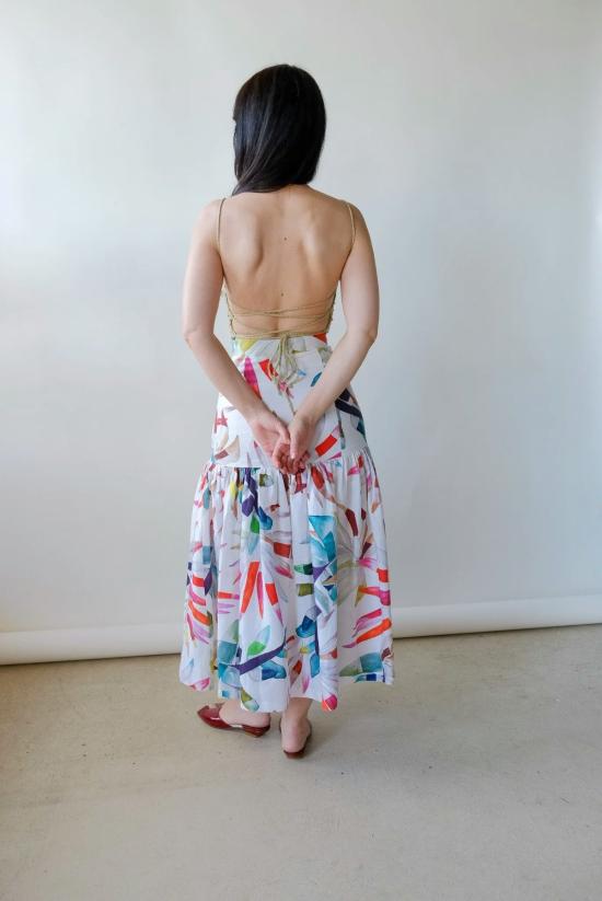  마라 호프만 롱 스커트 플로럴 - MARA HOFFMAN