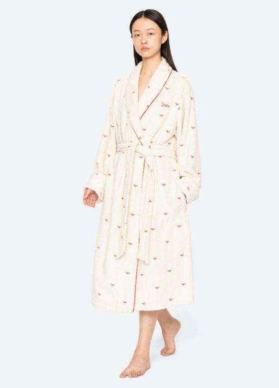  씨뉴욕 라운지 웨어 씨 니 에스미 로브 크림 - SEA NY