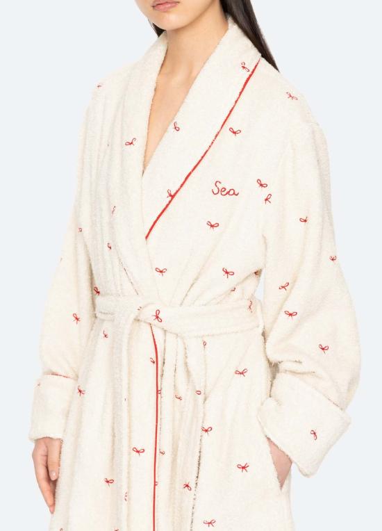  씨뉴욕 라운지 웨어 씨 니 에스미 로브 크림 - SEA NY