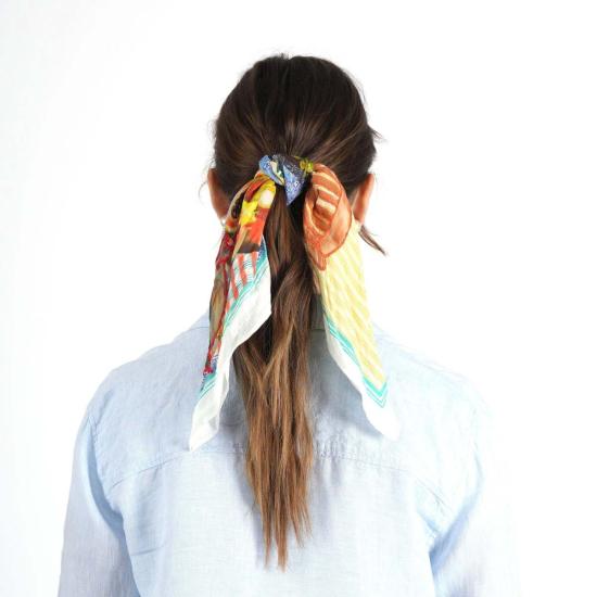  비스마야 머플러/스카프 Vismaya Supper Soirée 반다나 옐로우 - VISMAYA