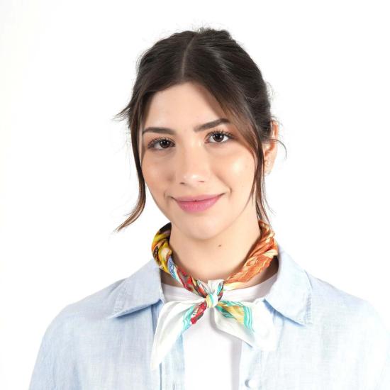  비스마야 머플러/스카프 Vismaya Supper Soirée 반다나 옐로우 - VISMAYA