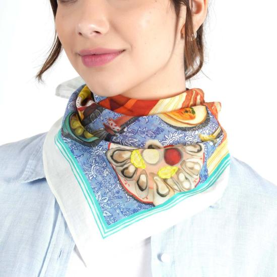  비스마야 머플러/스카프 Vismaya Supper Soirée 반다나 옐로우 - VISMAYA