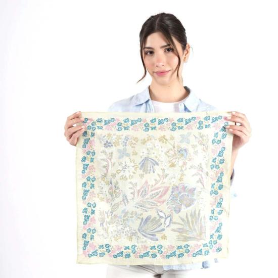  비스마야 머플러/스카프 가든 베일 반다나 세이지 그린 - VISMAYA