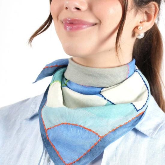  비스마야 머플러/스카프 프리즘 플라워 반다나 - VISMAYA