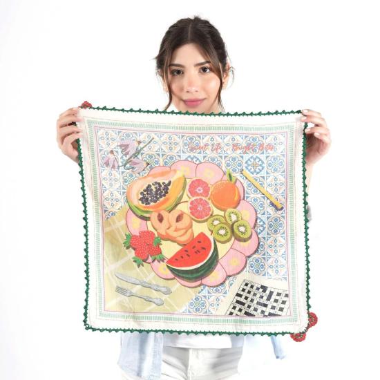  비스마야 머플러/스카프 돌체 타볼라 반다나 라이트 올리브 - VISMAYA