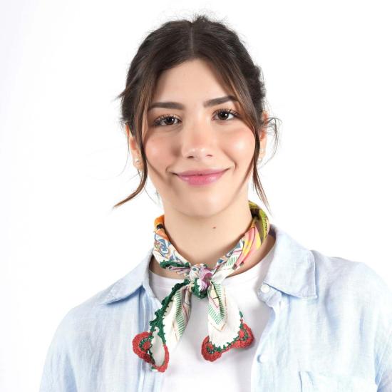  비스마야 머플러/스카프 돌체 타볼라 반다나 라이트 올리브 - VISMAYA