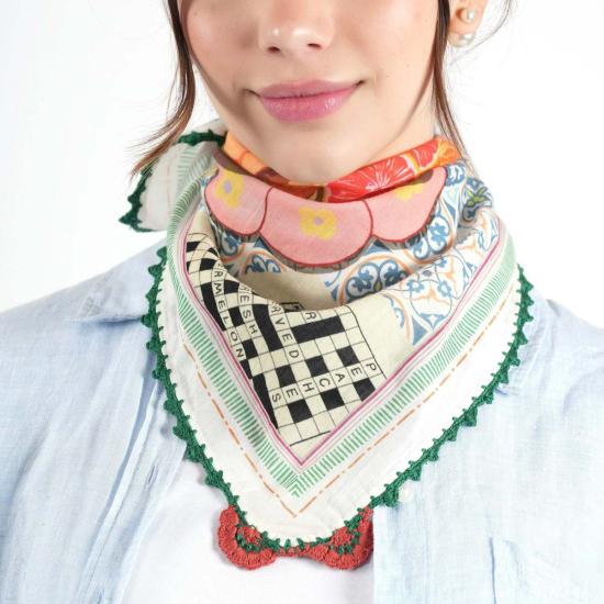  비스마야 머플러/스카프 돌체 타볼라 반다나 라이트 올리브 - VISMAYA