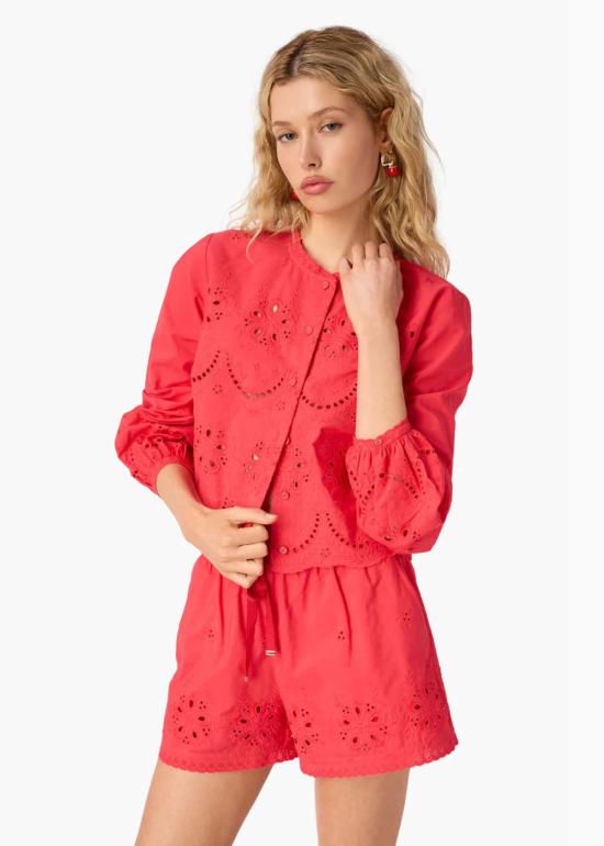  카미 뉴욕 숏팬츠 Cami Nyc Jomi 미드라이즈 코튼 쇼츠 - CAMI NYC