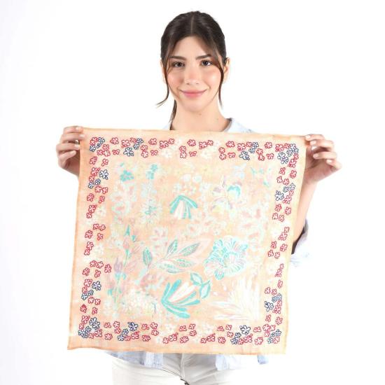  비스마야 머플러/스카프 가든 베일 반다나 크리미 오렌지 - VISMAYA