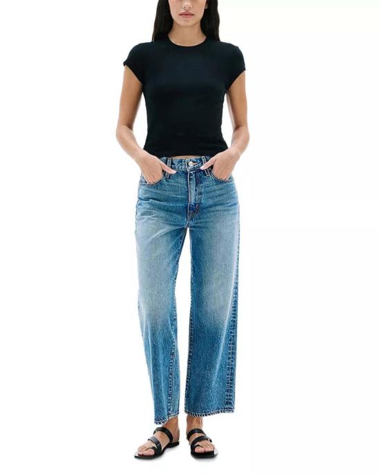  실버레이크 데님 팬츠 헌터 릴렉스드 보이프렌드 데님 진 - SLVRLAKE