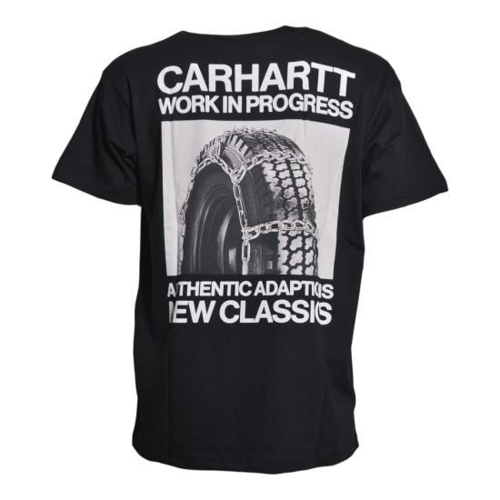 26SS 칼하트 WIP 숏슬리브 션 해밀턴 03 티셔츠 I036270 89XX Nero - CARHARTT WIP