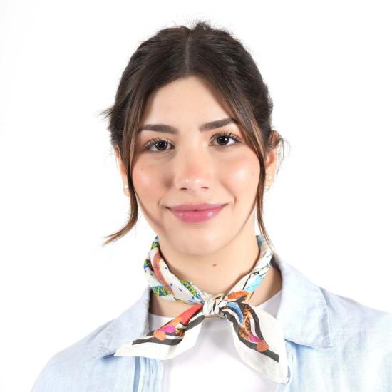  비스마야 머플러/스카프 생트로페 반다나 아이보리 - VISMAYA