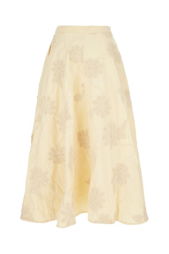 26SS 로테이트 롱 스커트 1155571366 1366 Italian Straw - ROTATE