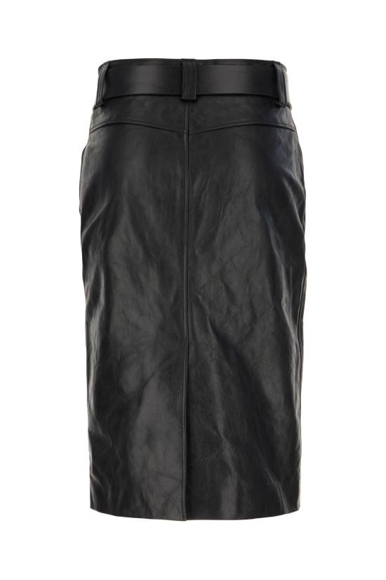 26SS 생로랑 미디 스커트 865021YCVD2 1000 Nero - SAINT LAURENT