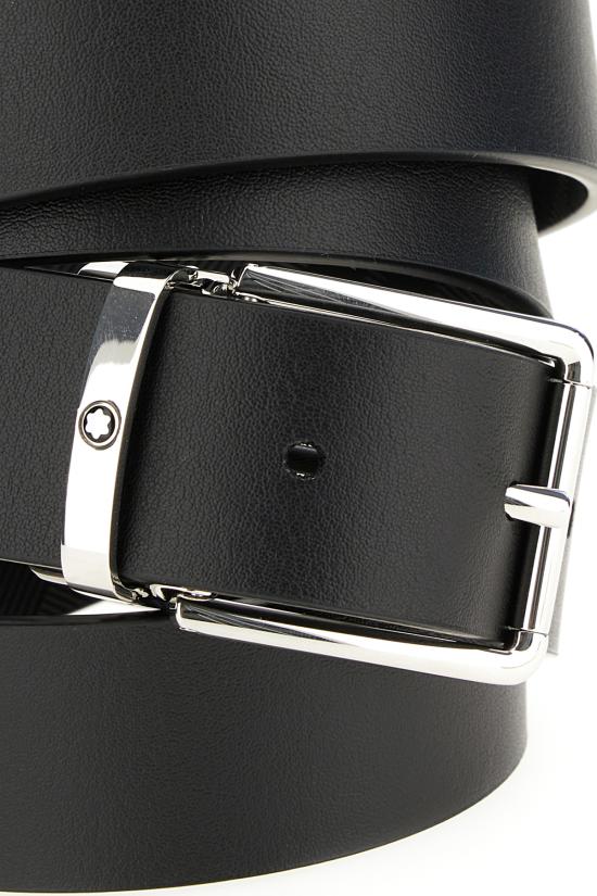 26SS 몽블랑 가죽 벨트 222185 BLACKBLACK BLACK BLACK - MONTBLANC
