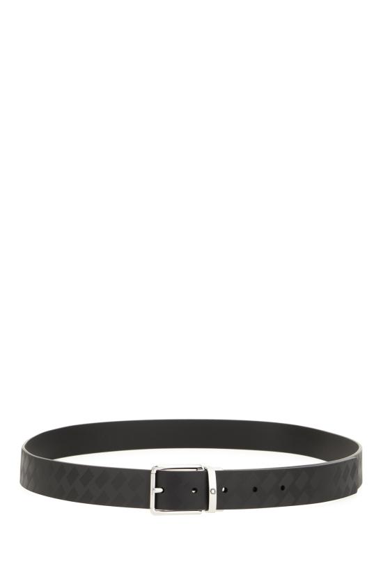 26SS 몽블랑 가죽 벨트 222185 BLACKBLACK BLACK BLACK