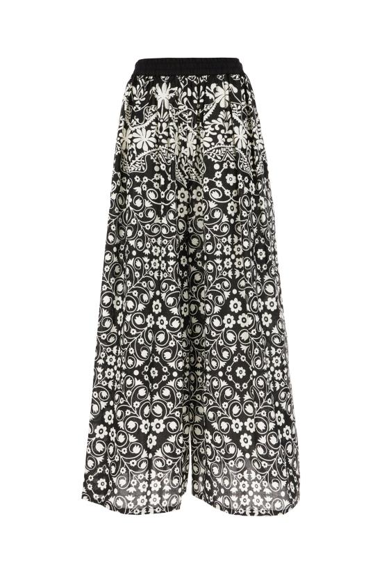 26SS 위켄드막스마라 팔라초 팬츠 WKIPALANCA 001 NERO AVORIO