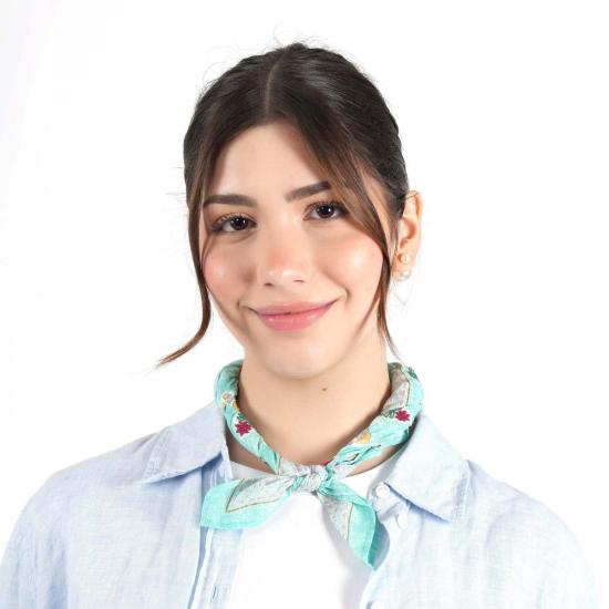  비스마야 머플러/스카프 인챈티드 블룸 반다나 - VISMAYA