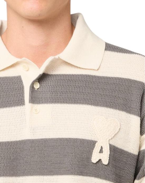 26SS 아미 반팔 티셔츠 HPL432KN0153 A152 Blanc creme carbone - AMI