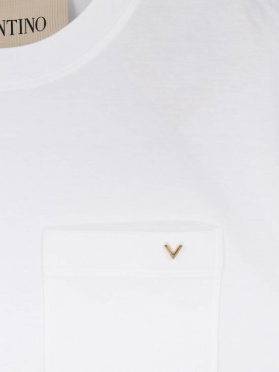 26SS 발렌티노 가라바니 반팔 티셔츠 8V0MG10VBGR 0BO White - VALENTINO GARAVANI