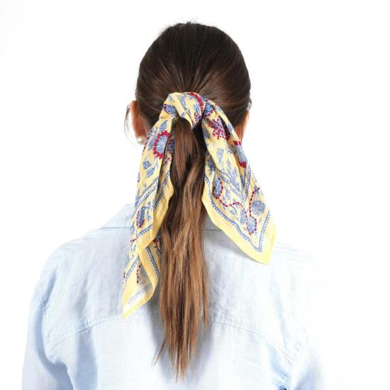  비스마야 머플러/스카프 Vismaya Blooming Peonies 반다나 햇빛 - VISMAYA