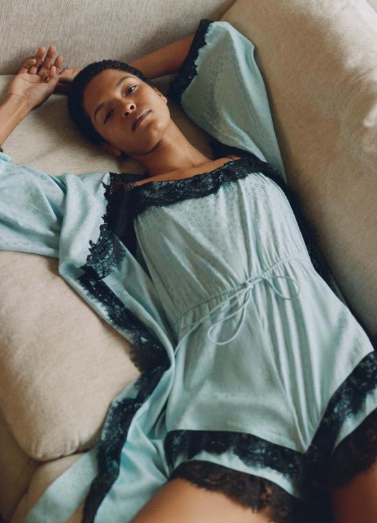  씨뉴욕 라운지 웨어 씨 니 릴라 롬퍼 블루