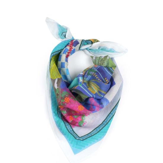  비스마야 머플러/스카프 마라케시 드리밍 반다나 코발트 블루