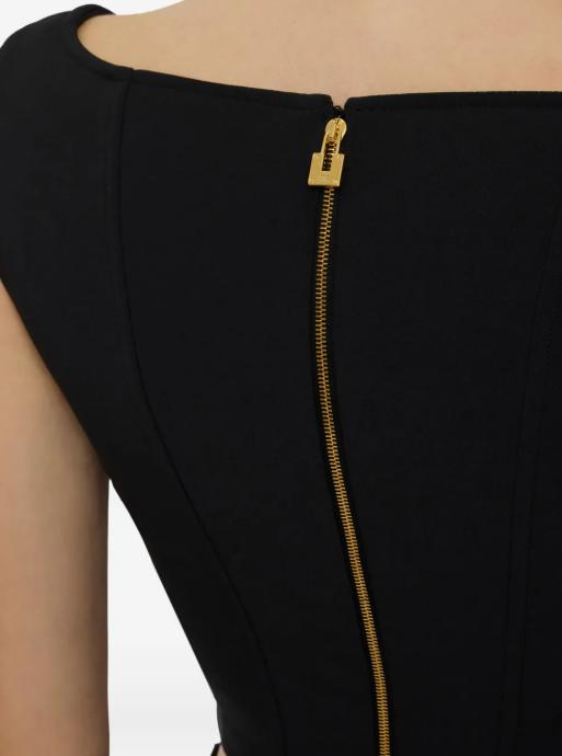 26SS 엘리자베타프랜치 민소매 티셔츠 TO04161E2 110 NERO - ELISABETTA FRANCHI