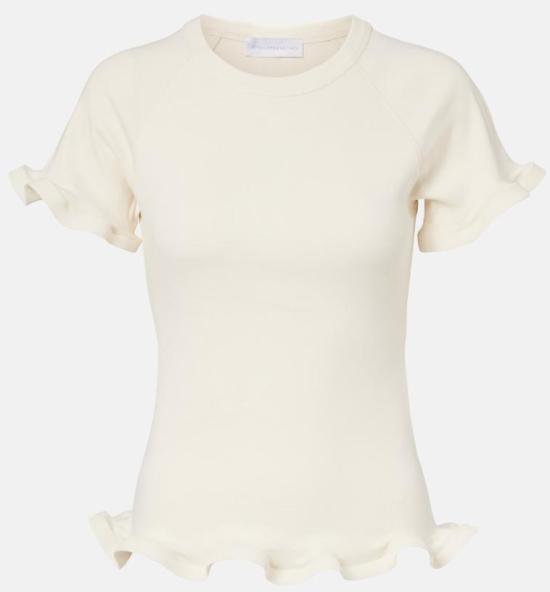 26SS 스텔라 맥카트니 반팔 티셔츠 6J04543SQA51 9200 CREAM