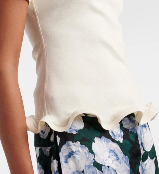 26SS 스텔라 맥카트니 반팔 티셔츠 6J04543SQA51 9200 CREAM - STELLA MCCARTNEY