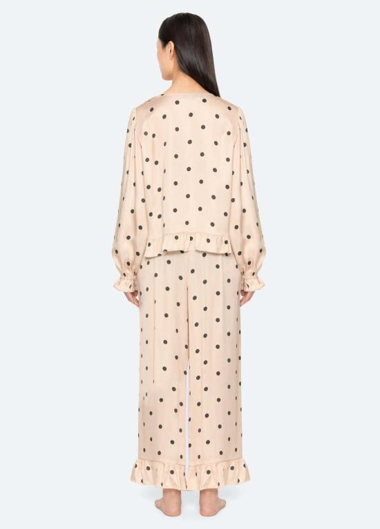  씨뉴욕 라운지 웨어 씨 니 폴렛 PJ 세트 크림 - SEA NY