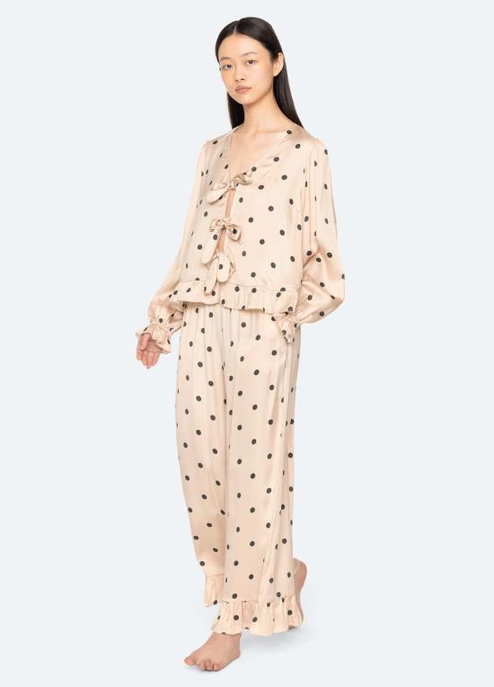  씨뉴욕 라운지 웨어 씨 니 폴렛 PJ 세트 크림 - SEA NY