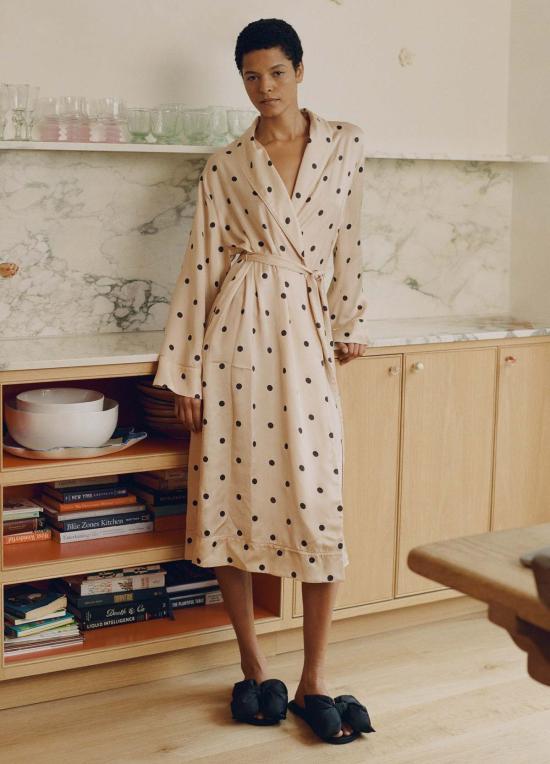  씨뉴욕 라운지 웨어 씨 니 폴렛 로브 크림 - SEA NY