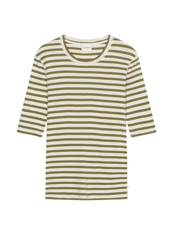 26SS 클로즈드 반팔 티셔츠 C95025 420ST689 Verde
