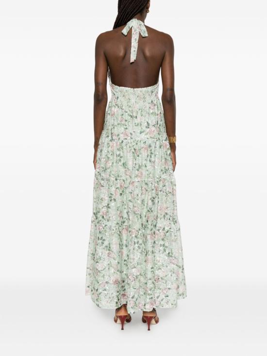 26SS 앨리스 앤 올리비아 롱 원피스 CC604P46528 P395 Verde - ALICE & OLIVIA