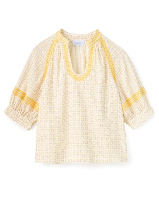  카르톨리나 블라우스 엘리너 탑