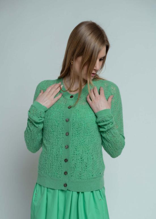  브라조 트리콧 가디건 브라조 트리코 레이스 재키  모히토