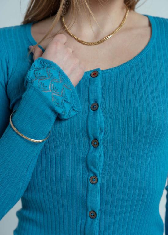  브라조 트리콧 가디건 Brazeau 트리코 빈티지 스쿠프 카디건 - BRAZEAU TRICOT