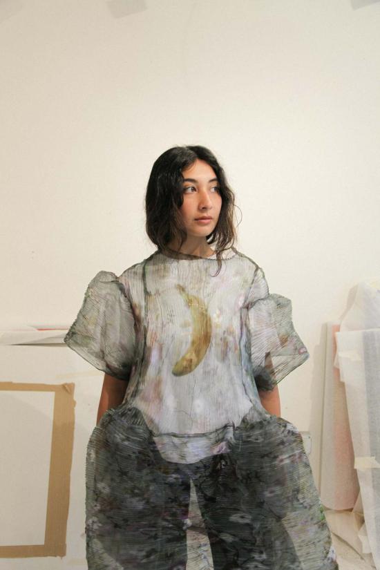  줄리아 호이어 숏 원피스 Julia Heuer Thekla 핸드플리츠 드레스 - JULIA HEUER