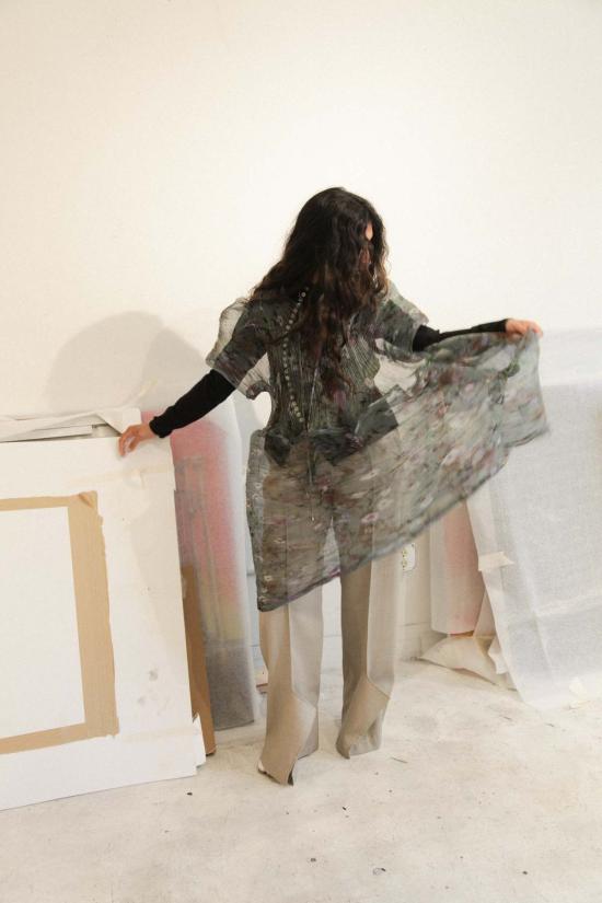  줄리아 호이어 숏 원피스 Julia Heuer Thekla 핸드플리츠 드레스 - JULIA HEUER