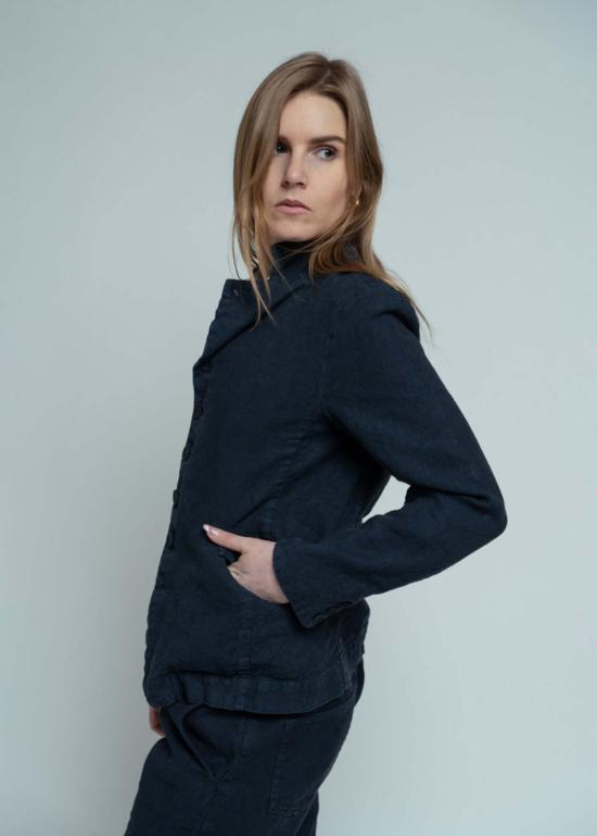  파드칼레 자켓 Pas De Calais 트윌 테일러드 재킷 네이비 - PAS DE CALAIS